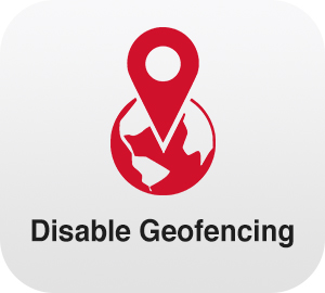 Disable geofencing